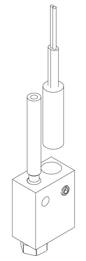 Hotend - J-Head Farmer hotend insert heater cartridge