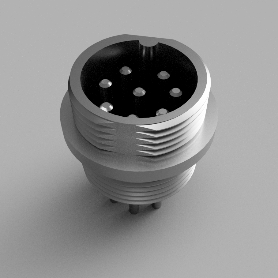 8-Pin Aircraft Connector Wiring Standard 